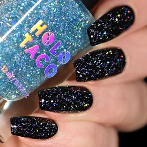 LIMITED EDITION Holo Taco Blue Flakie Nail Polish with LIMITED EDITION BOX